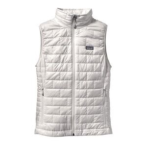 Patagonia Women’s Nano Puff Vest in Birch White Size XS